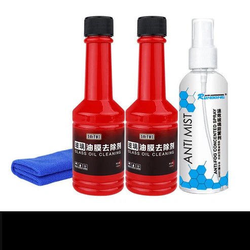 Glass Oil Film Remover Additive – Windshield Cleaner for Automobile Glass Water | UAE - Rydenix