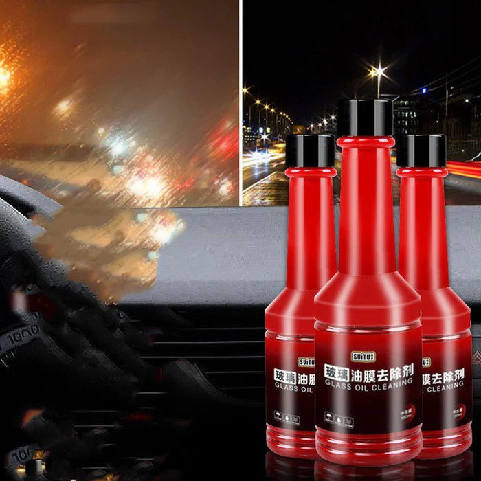 Glass Oil Film Remover Additive – Windshield Cleaner for Automobile Glass Water | UAE - Rydenix