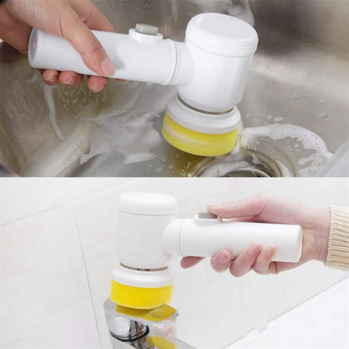 Cleaning Magic Electric Brush – 5 - in - 1 Cordless Scrubber for Car & Home Detailing | UAE - Rydenix