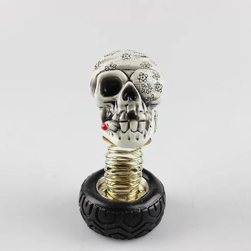 Car Skull Ornament – Halloween Interior Decoration for Bold Car Styling - Rydenix