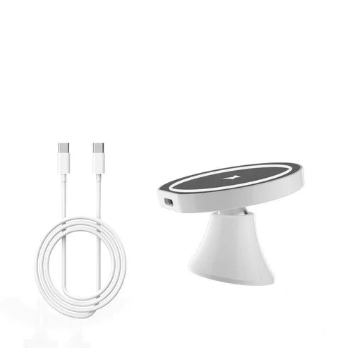 15W Magnetic Wireless Car Charger & Phone Holder – Fast Charging Mount for iPhone & Android | UAE - Rydenix