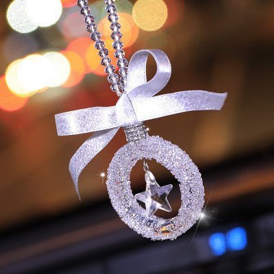 Elegant Star Car Pendant – Inlaid Jewelry Interior Hanging Decoration - Rydenix