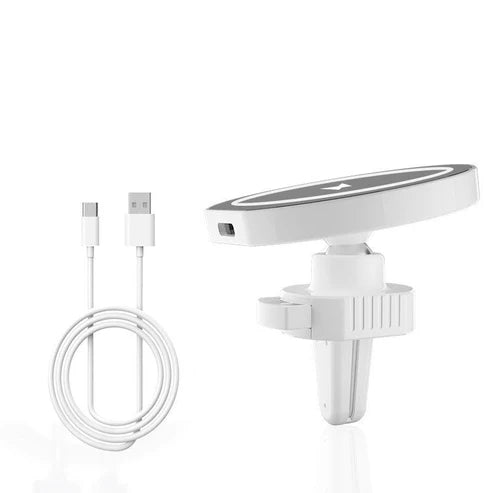 15W Magnetic Wireless Car Charger & Phone Holder – Fast Charging Mount for iPhone & Android | UAE - Rydenix