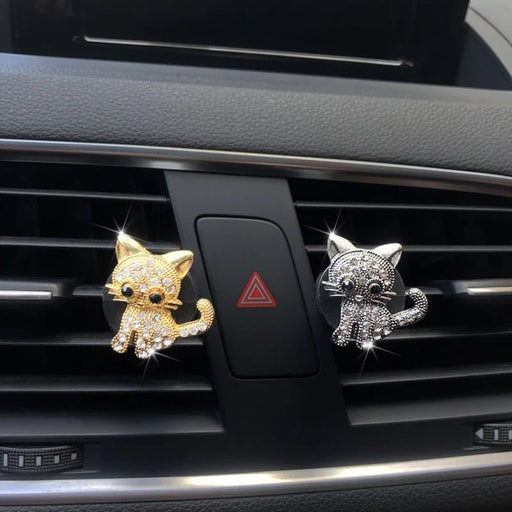Retro Cute Kitten Car Ornaments – Dashboard Decor Accessories for Pet Lovers - Rydenix