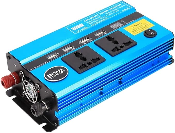 DYT - Smart Power Inverter for Cars – 12V to 220V AC Converter with Dual USB & Universal Socket - Rydenix