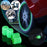 Luminous Tire Valve Caps (4pcs Set) – Glow - in - the - Dark Air Caps for Car, Bike & Motorcycle | UAE - Rydenix