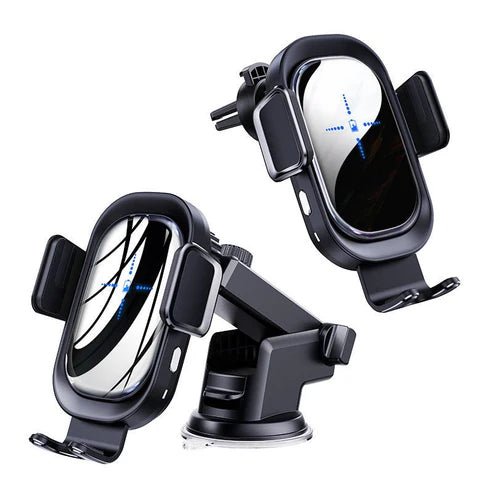 08 Induction Car Wireless Charger – Fast 15W Qi Charging Pad with Auto - Clamp Mount | UAE - Rydenix
