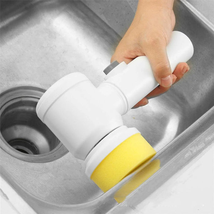 Cleaning Magic Electric Brush – 5 - in - 1 Cordless Scrubber for Car & Home Detailing | UAE - Rydenix
