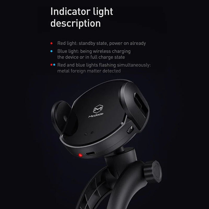 Cross - Border Infrared Wireless Car Charger – Fast Charging Mobile Phone Mount - Rydenix
