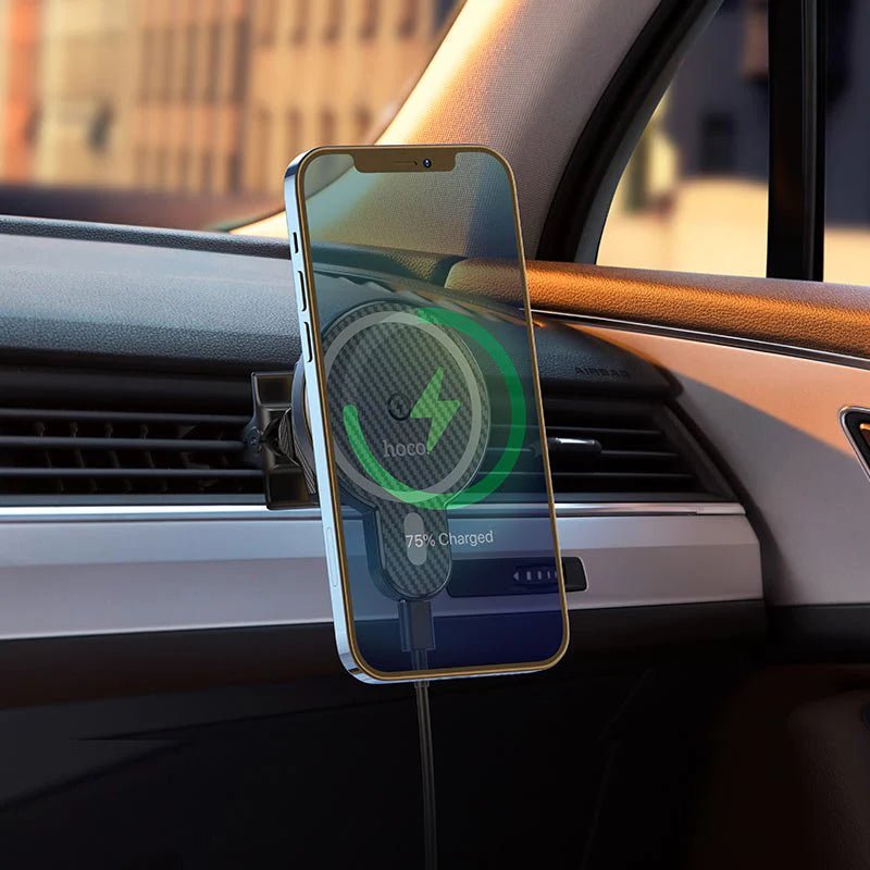 Hoco CA85 – Magnetic Wireless Car Holder & Fast Charger - Rydenix