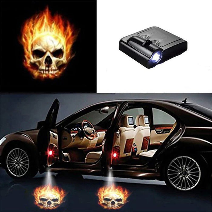 LED Car Door Projection Lamp – Ghost Shadow Welcome Light - Rydenix