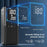 Portable Electric Air Pump for Cars – Digital Tire Inflator with LED Display & Auto Shut - Off | UAE - Rydenix