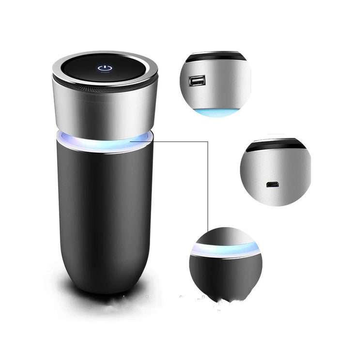 USB Negative Ion Car Air Purifier – Compact In - Car Air Cleaner & Ionizer | UAE - Rydenix