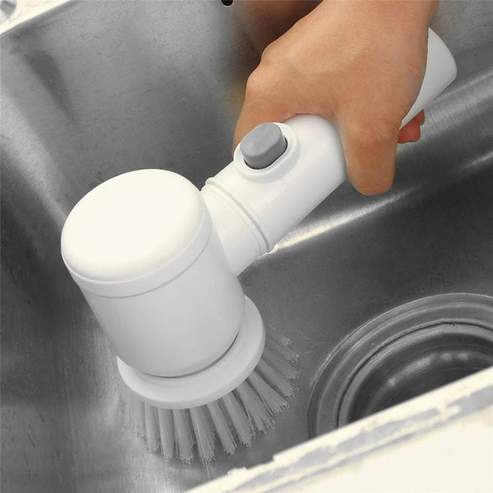 Cleaning Magic Electric Brush – 5 - in - 1 Cordless Scrubber for Car & Home Detailing | UAE - Rydenix