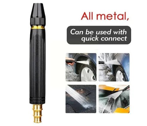 Portable Water Hose Nozzle – Adjustable High - Pressure Spray Gun for Car Wash & Garden | UAE - Rydenix