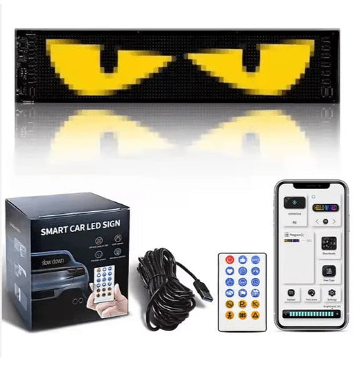 Smart LED Sign – Customizable Bluetooth Display for Car & Business - Rydenix