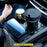 2 - in - 1 Car Cup Holder with Wireless Charger – Fast Charging Phone Dock for Vehicles | UAE - Rydenix