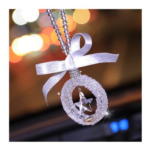 Elegant Star Car Pendant – Inlaid Jewelry Interior Hanging Decoration - Rydenix