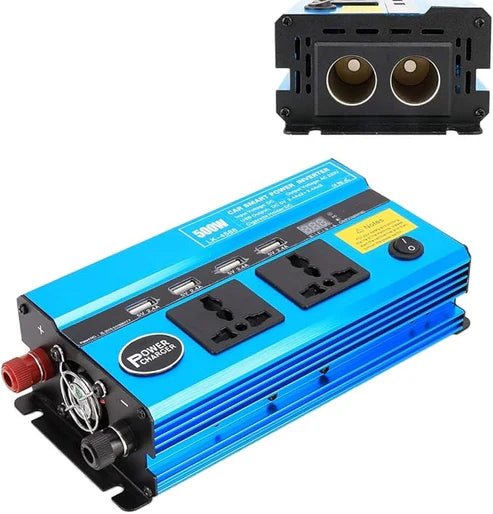 DYT - Smart Power Inverter for Cars – 12V to 220V AC Converter with Dual USB & Universal Socket - Rydenix