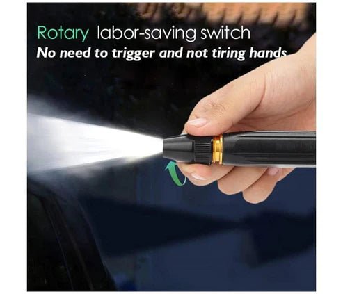 Portable Water Hose Nozzle – Adjustable High - Pressure Spray Gun for Car Wash & Garden | UAE - Rydenix