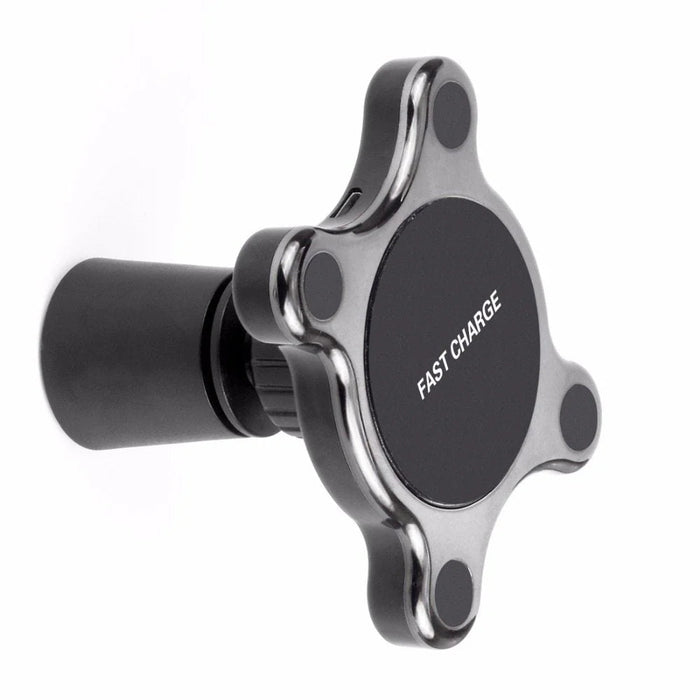 15W Magnetic Wireless Car Charger Mount Compatible with Apple MagSafe & Qi Devices - Rydenix